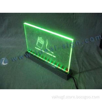 Laser Cut Acrylic Led Edge-Lit Sign Panels For Business Pla
